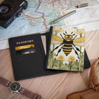 Bee with Flowers Passport Cover