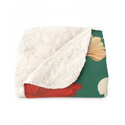 Red Bird, Sherpa Fleece Blanket for Cozy Warmth, 50"x60"