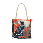 City Wolf Tote Bag, Tote with Cotton Handles For Everyday Use, 3 Sizes