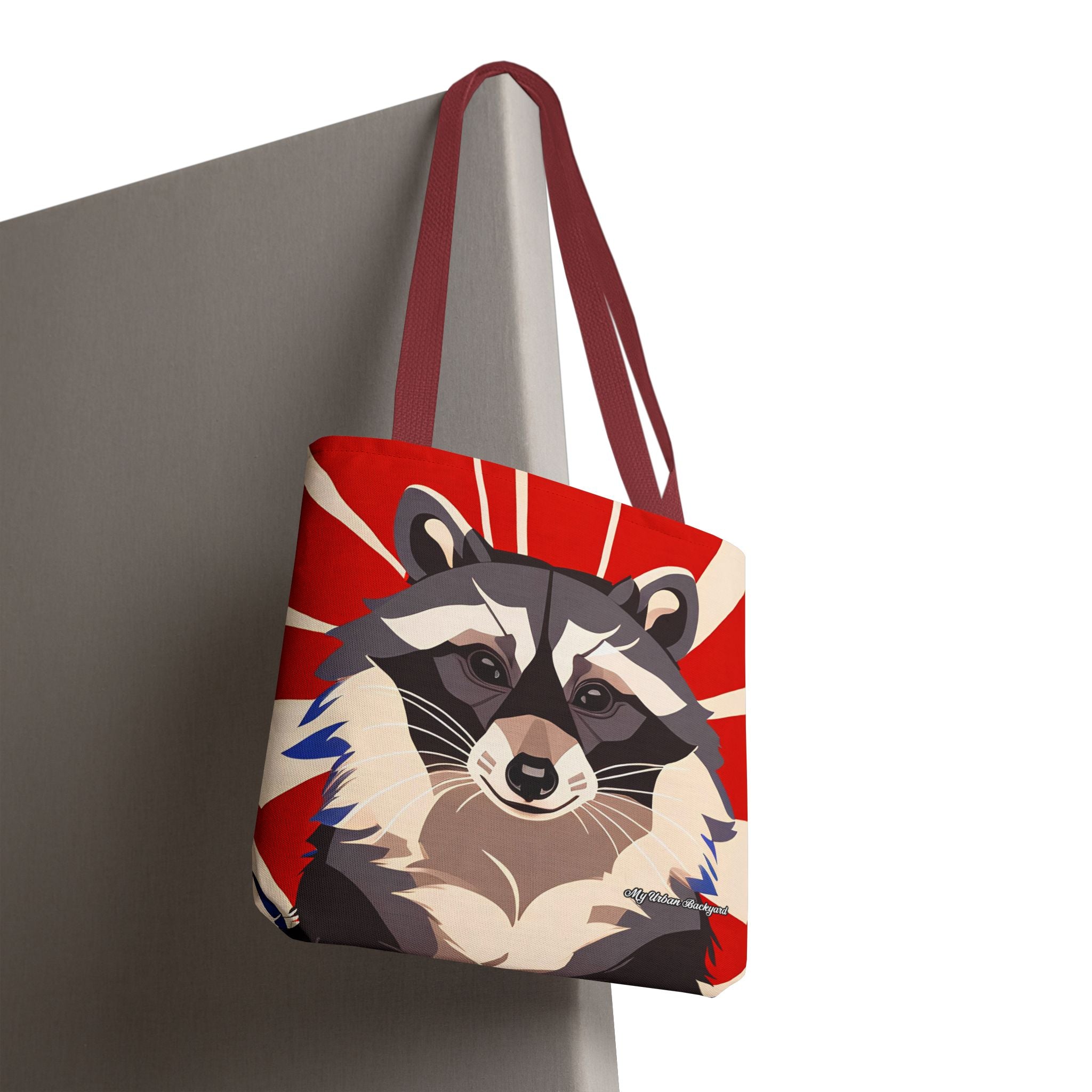 Ziggy Starspaws, Raccoon Tote Bag with Cotton Handles For Everyday Use, 3 Sizes