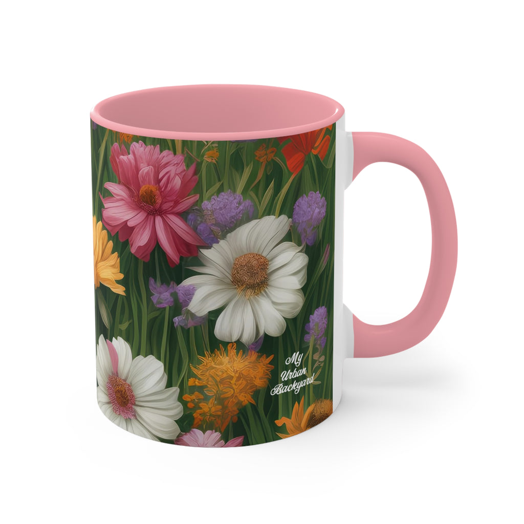 Wildflower Field, Ceramic Mug - Perfect for Coffee, Tea, and More!
