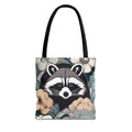 Rocco Pawsley, Raccoon Tote Bag with Cotton Handles For Everyday Use, 3 Sizes