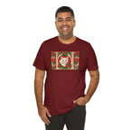 Soft T-Shirt, 100% Jersey Cotton, Unisex - Holiday Cat