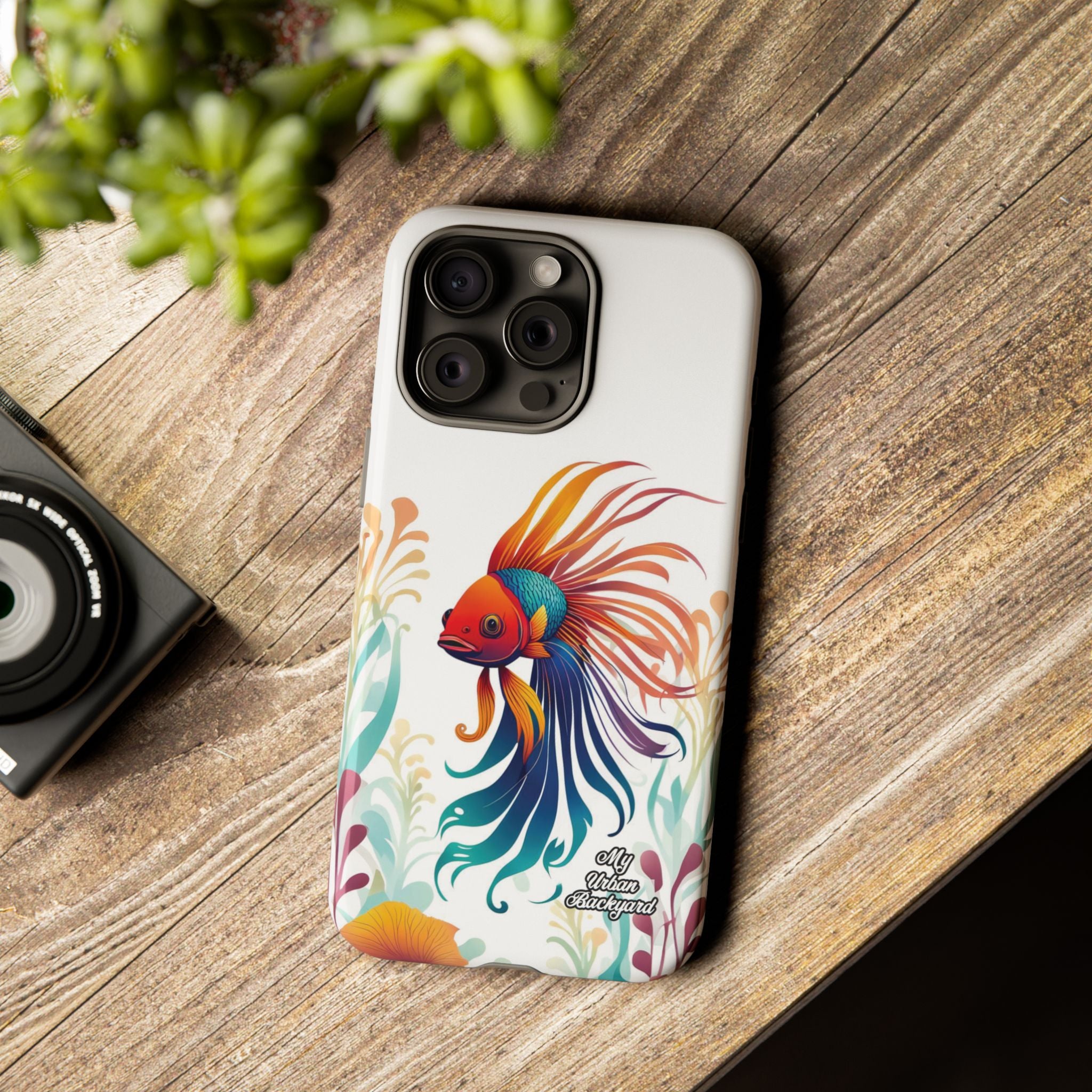 Colorful Betta Fish, Cell Phone Case - Apple, Samsung or Google Pixel