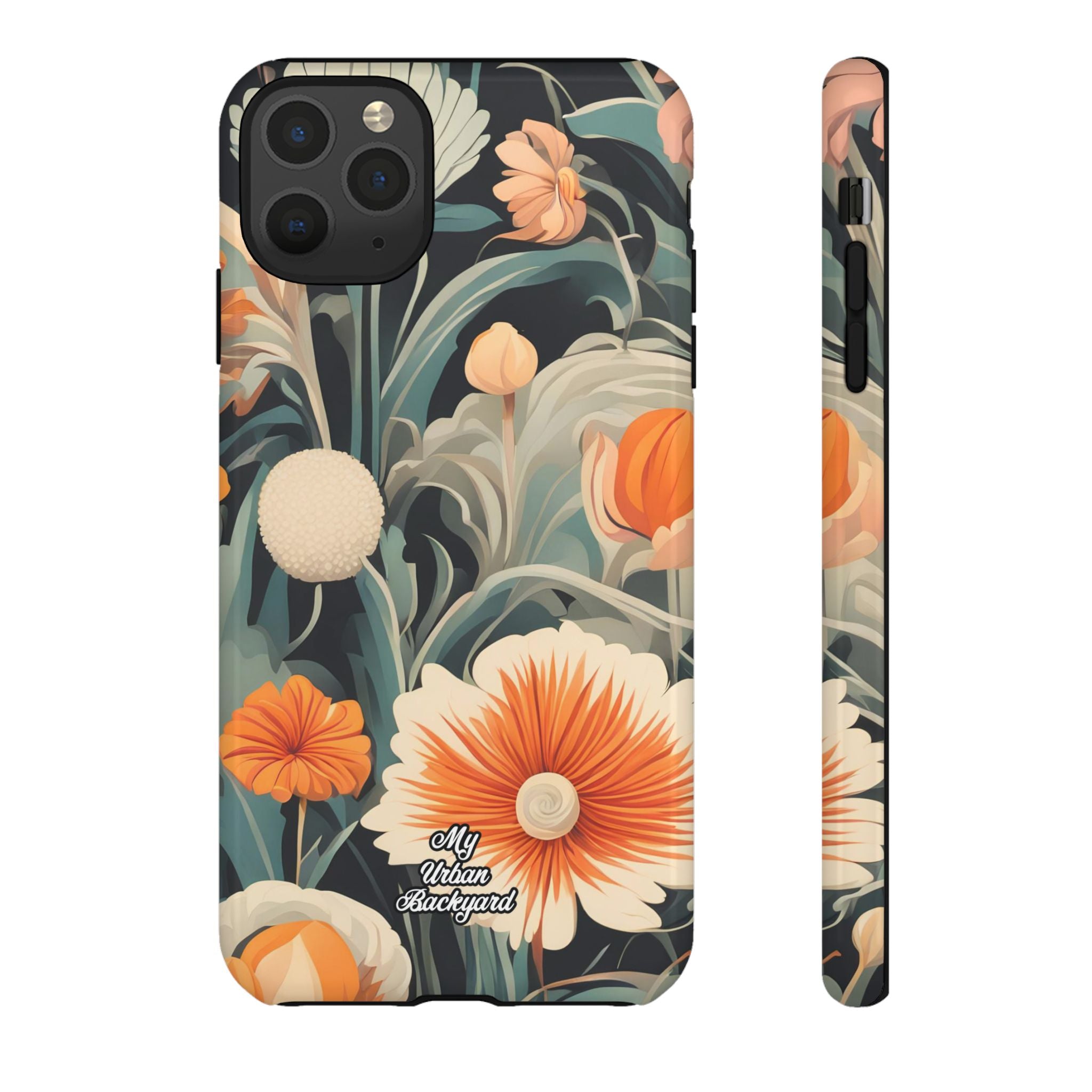 Orange and White Flowers, Cell Phone Case - Apple, Samsung, Google Pixel