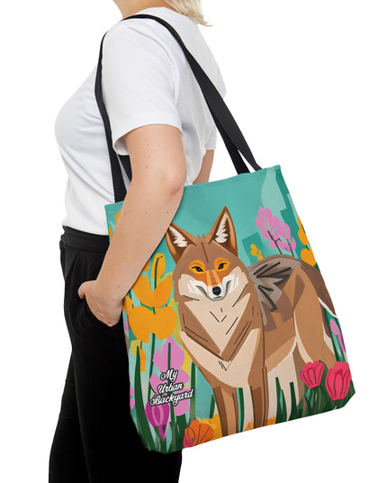 Reusable Tote Bag for Everyday Use, Shoulder Bag w Cotton Handles - Urban Coyote