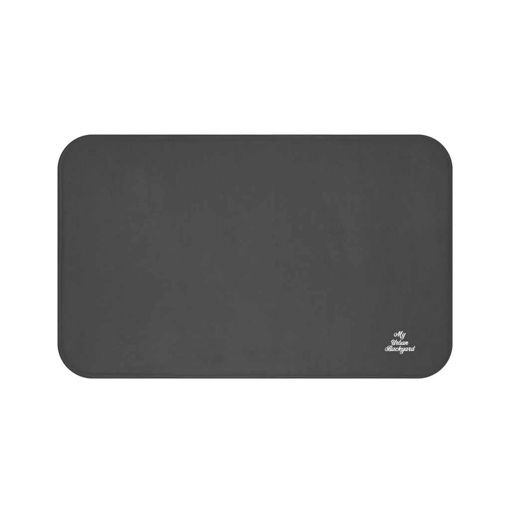 Charcoal Accent Color, Memory Foam Bath Mat - Cozy Bathroom Essential