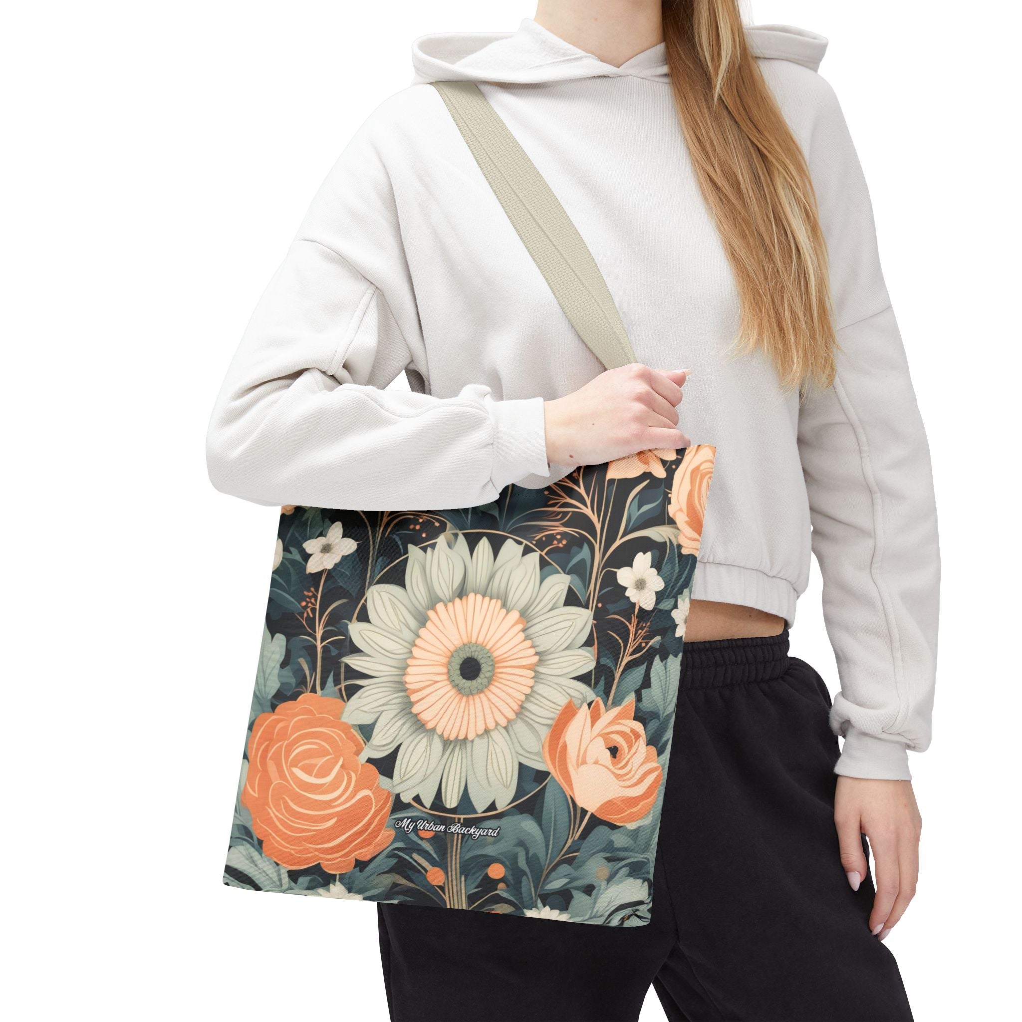 Wildflowers, Tote Bag with Cotton Handles