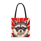 Ziggy Starspaws, Raccoon Tote Bag with Cotton Handles For Everyday Use, 3 Sizes