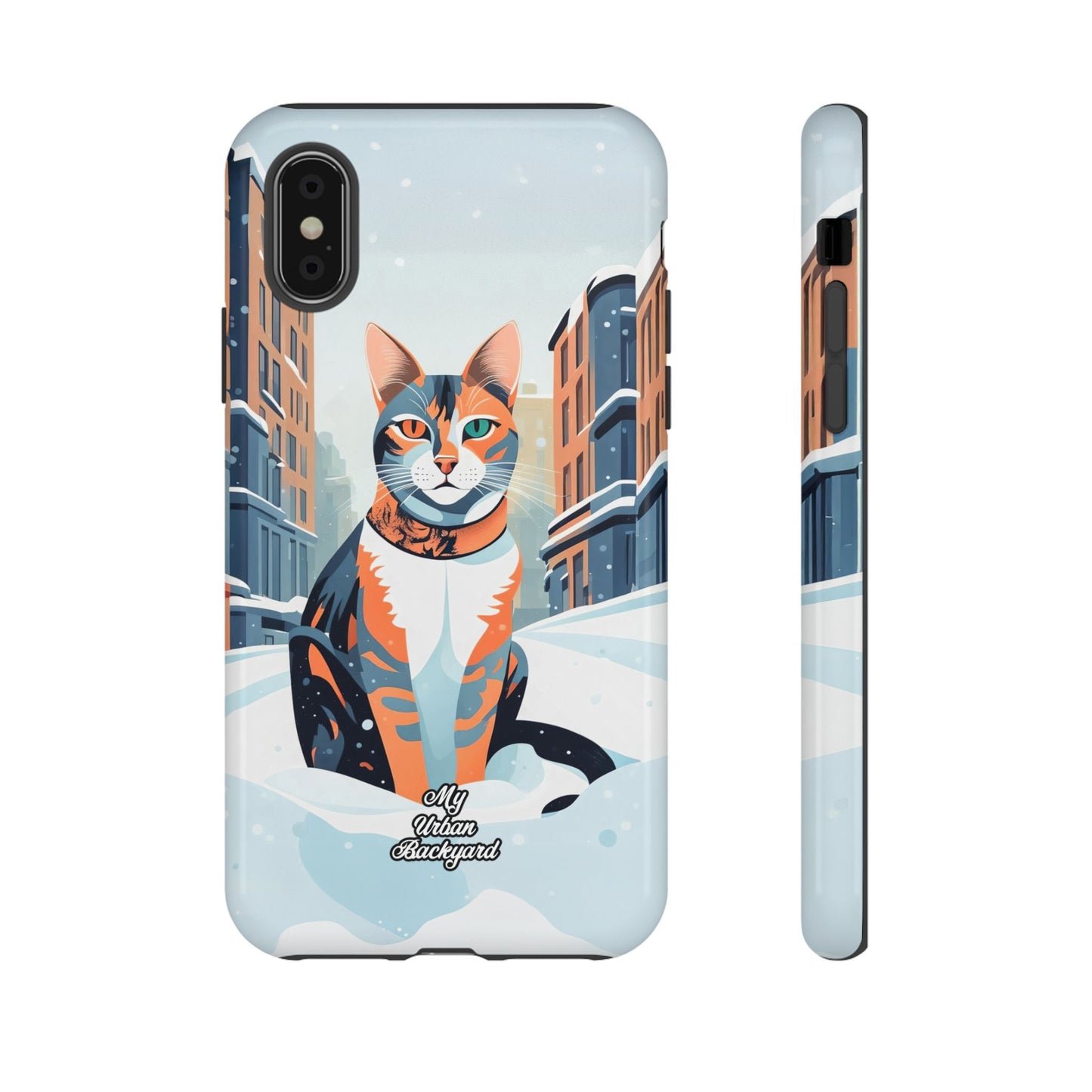 Claws Pawson in the Snow, Cell Phone Case - Apple, Samsung, or Google Pixel