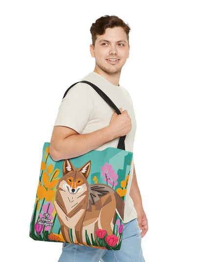 Reusable Tote Bag for Everyday Use, Shoulder Bag w Cotton Handles - Urban Coyote