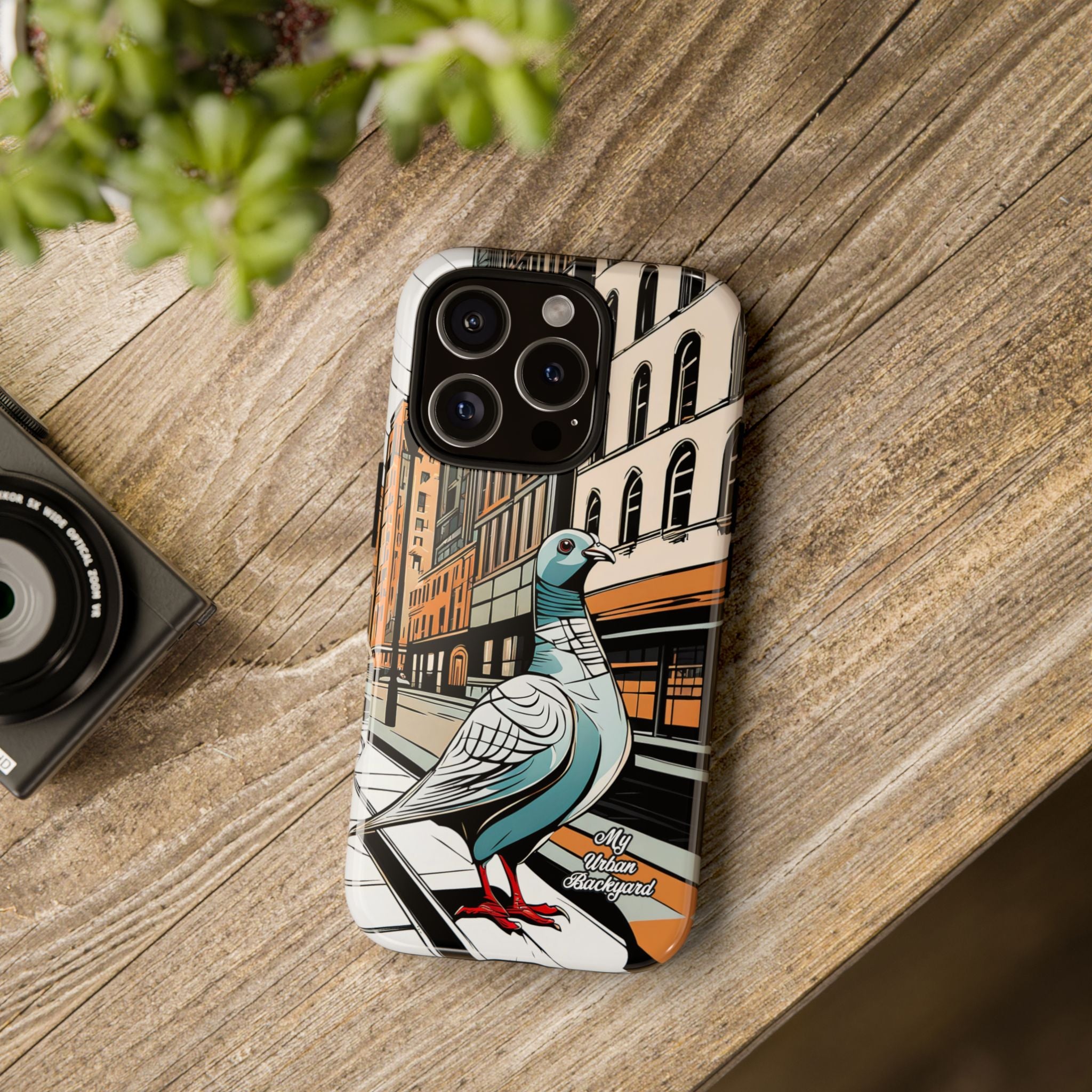 Pigeon on a City Street, Cell Phone Case - Apple, Samsung, Google Pixel
