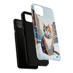 Claws Pawson in the Snow, Cell Phone Case - Apple, Samsung, Google Pixel