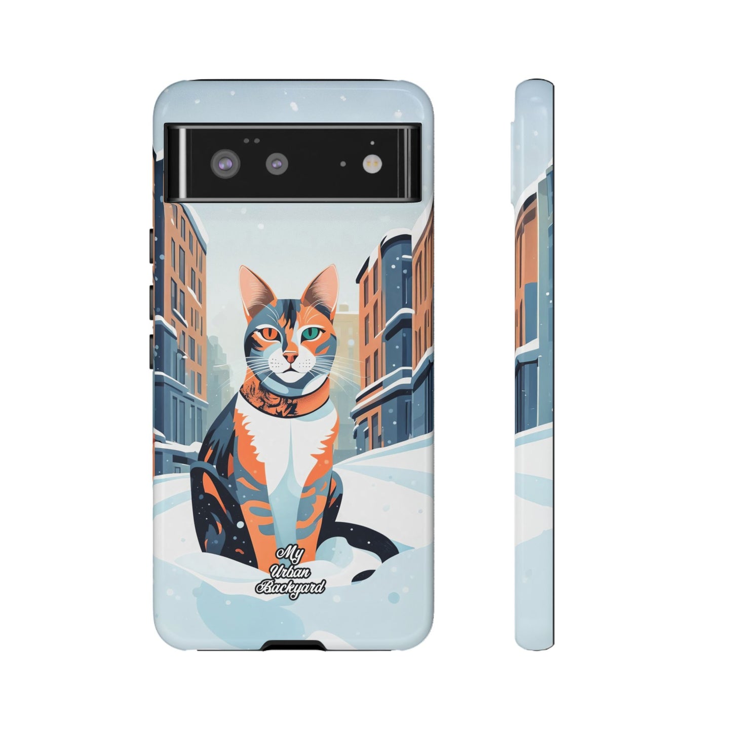 Claws Pawson in the Snow, Cell Phone Case - Apple, Samsung, or Google Pixel