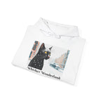 Whisker Wonderland, Cat Unisex Hoodie w Front Pocket