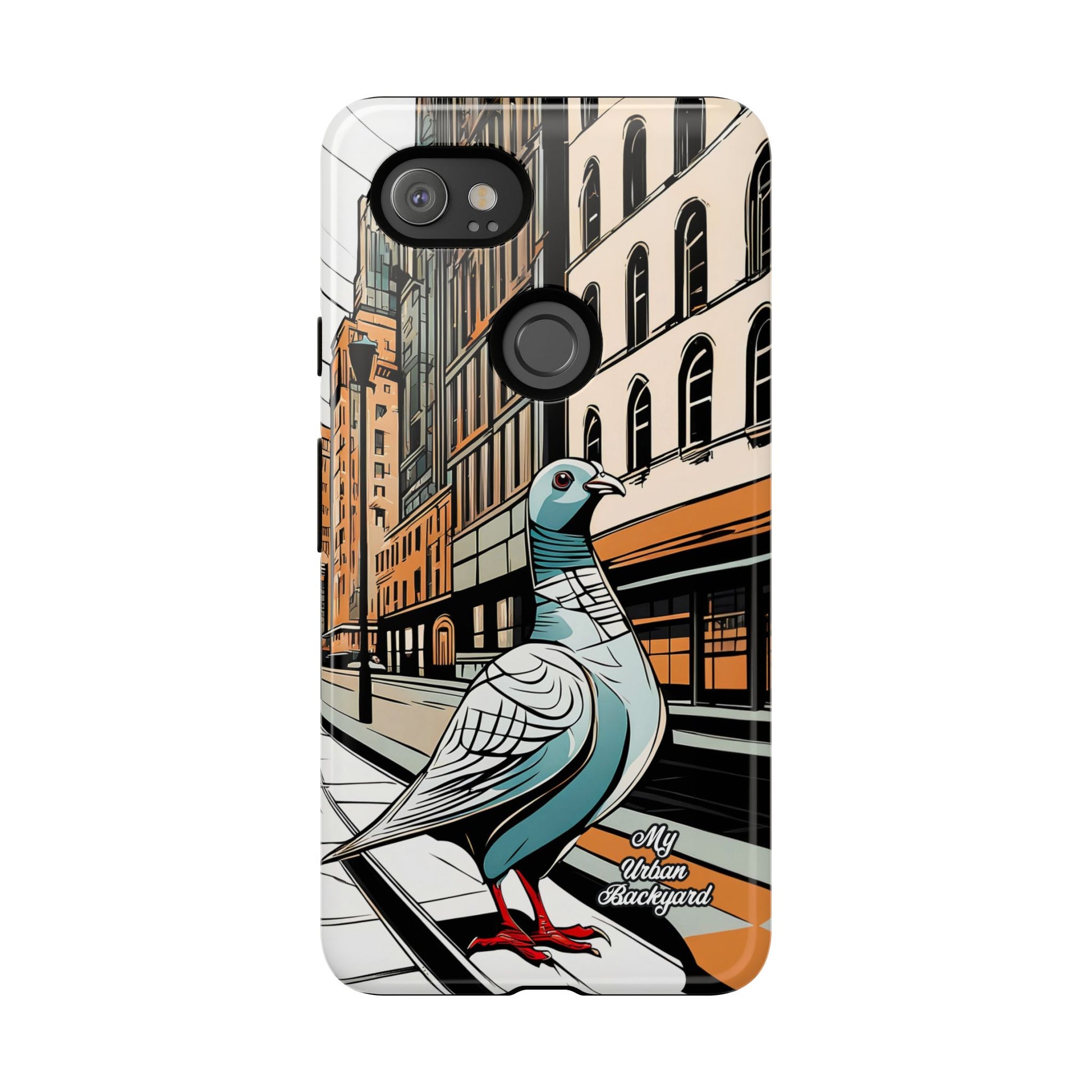 Pigeon on a City Street, Cell Phone Case - Apple, Samsung, Google Pixel