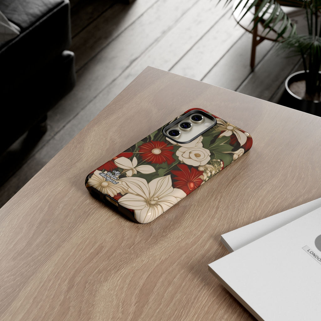 Holiday Flowers, Cell Phone Case - Apple, Samsung, Google Pixel