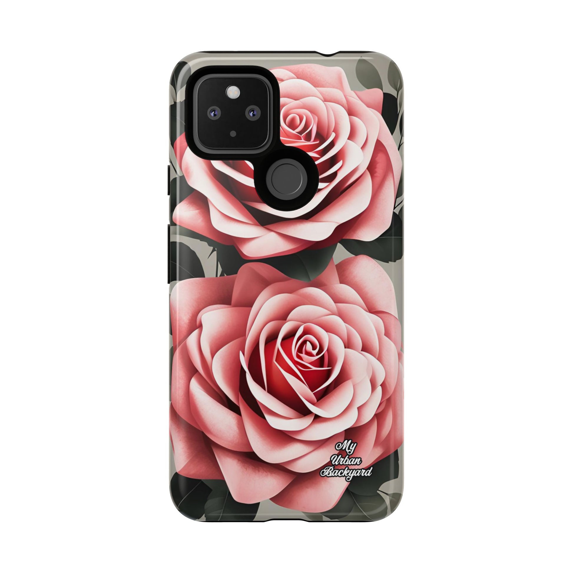 Pink Rose Flowers, Cell Phone Case - Apple, Samsung, Google Pixel