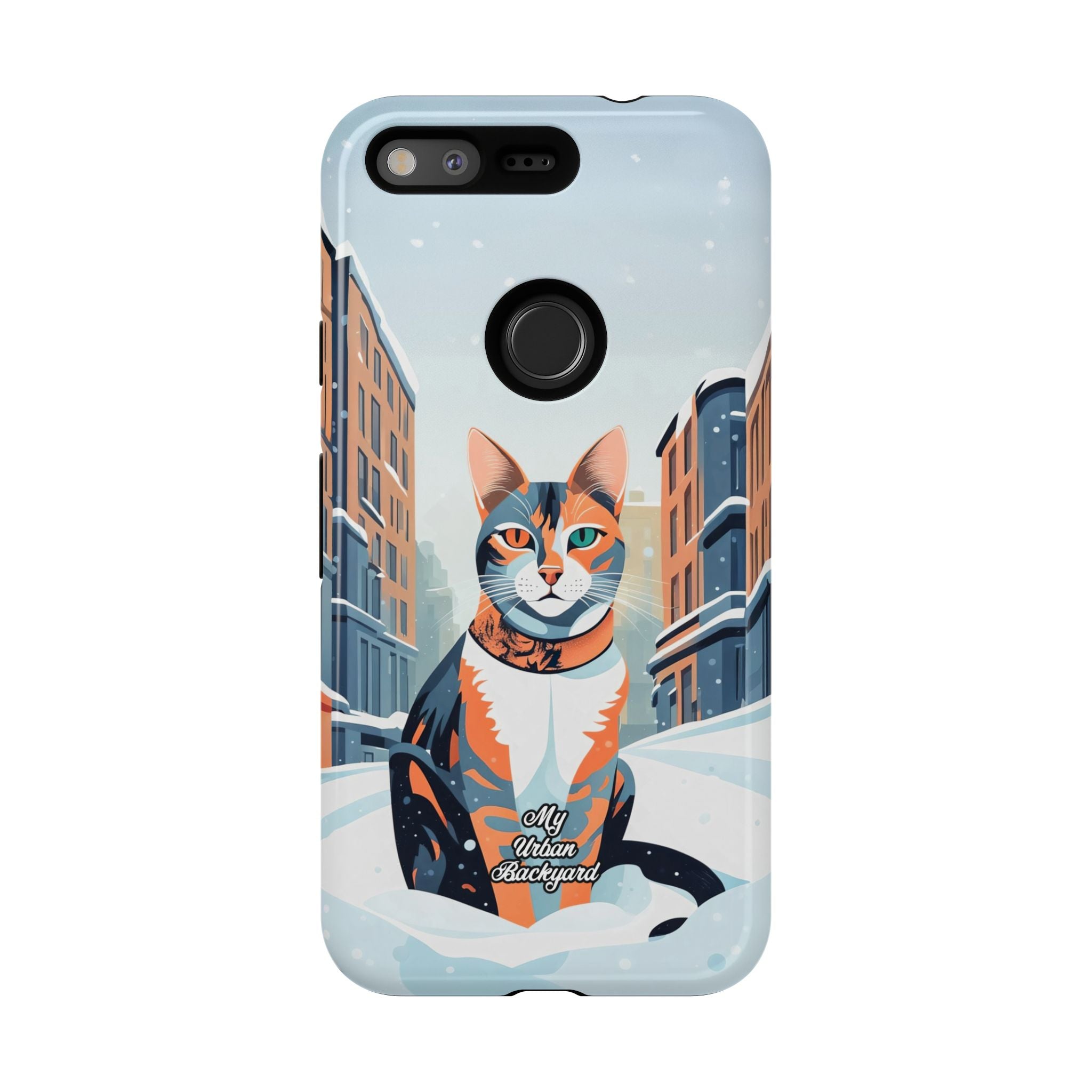 Claws Pawson in the Snow, Cell Phone Case - Apple, Samsung, Google Pixel