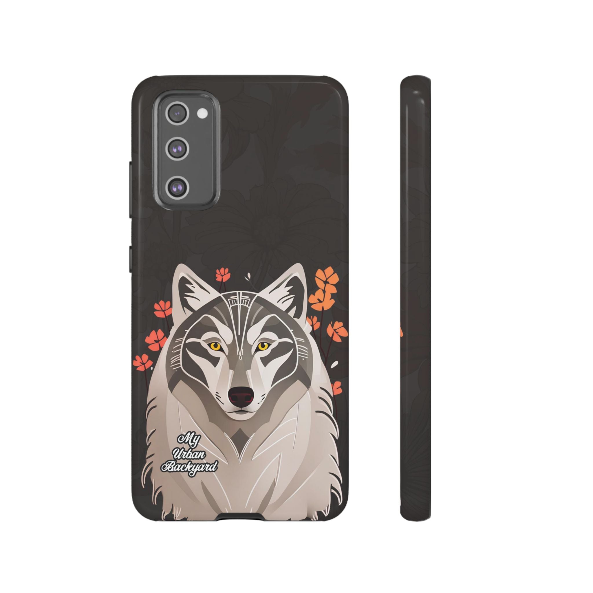 Art Deco Wolf, Cell Phone Case - Apple, Samsung, Google Pixel