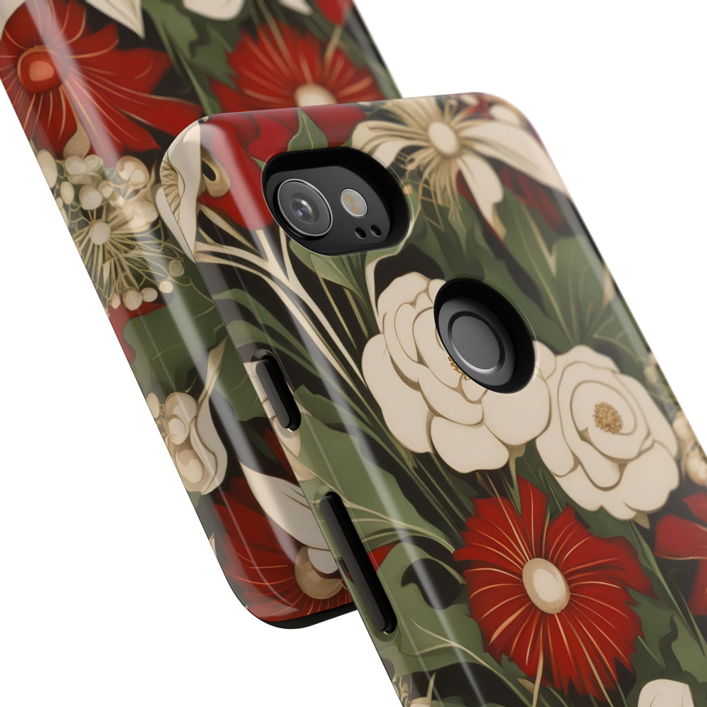 Holiday Flowers, Cell Phone Case - Apple, Samsung, Google Pixel