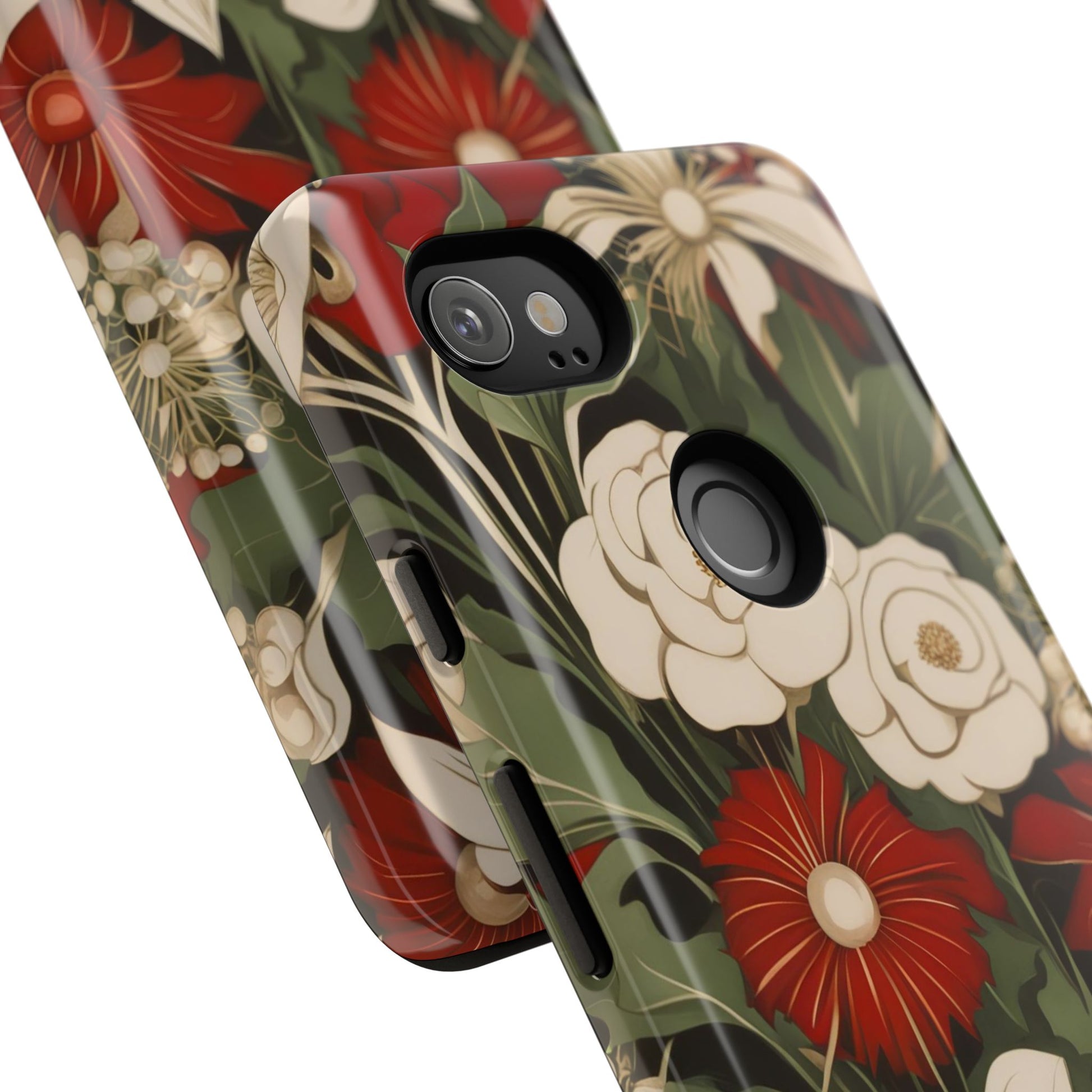 Holiday Flowers, Cell Phone Case - Apple, Samsung, Google Pixel