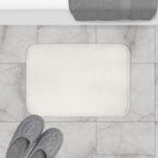 Cream Memory Foam Bath Mat — Soft Absorbent Bathroom Rug, 2 sizes