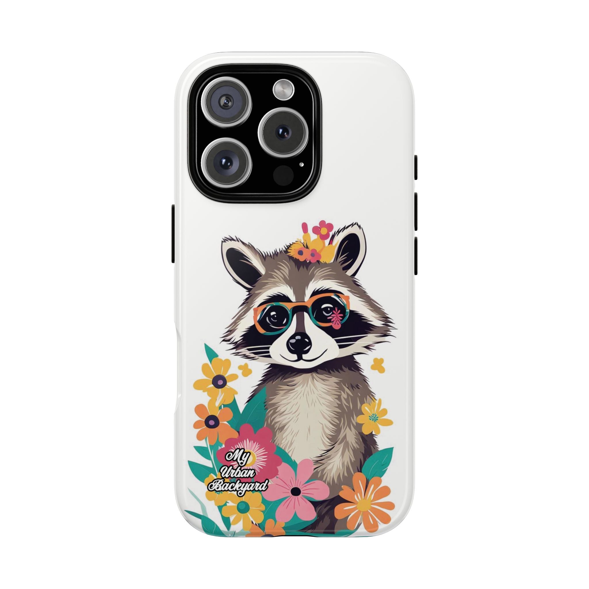 Raccoon with Glasses, Cell Phone Case - Apple, Samsung or Google Pixel