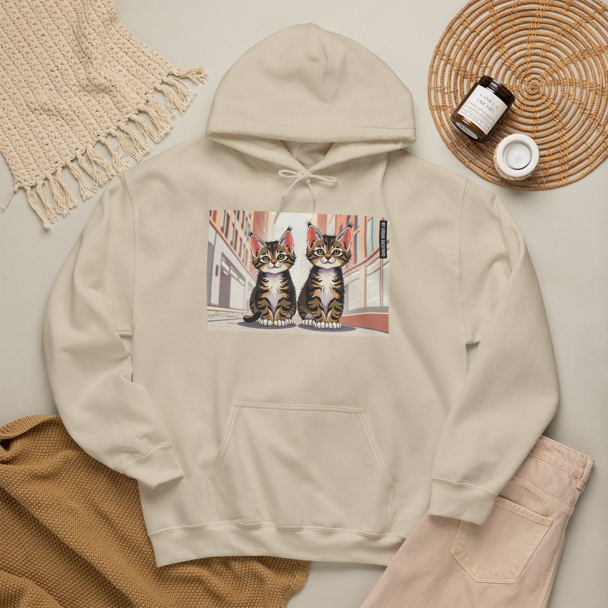 Cute Tabby Kittens Hoodie