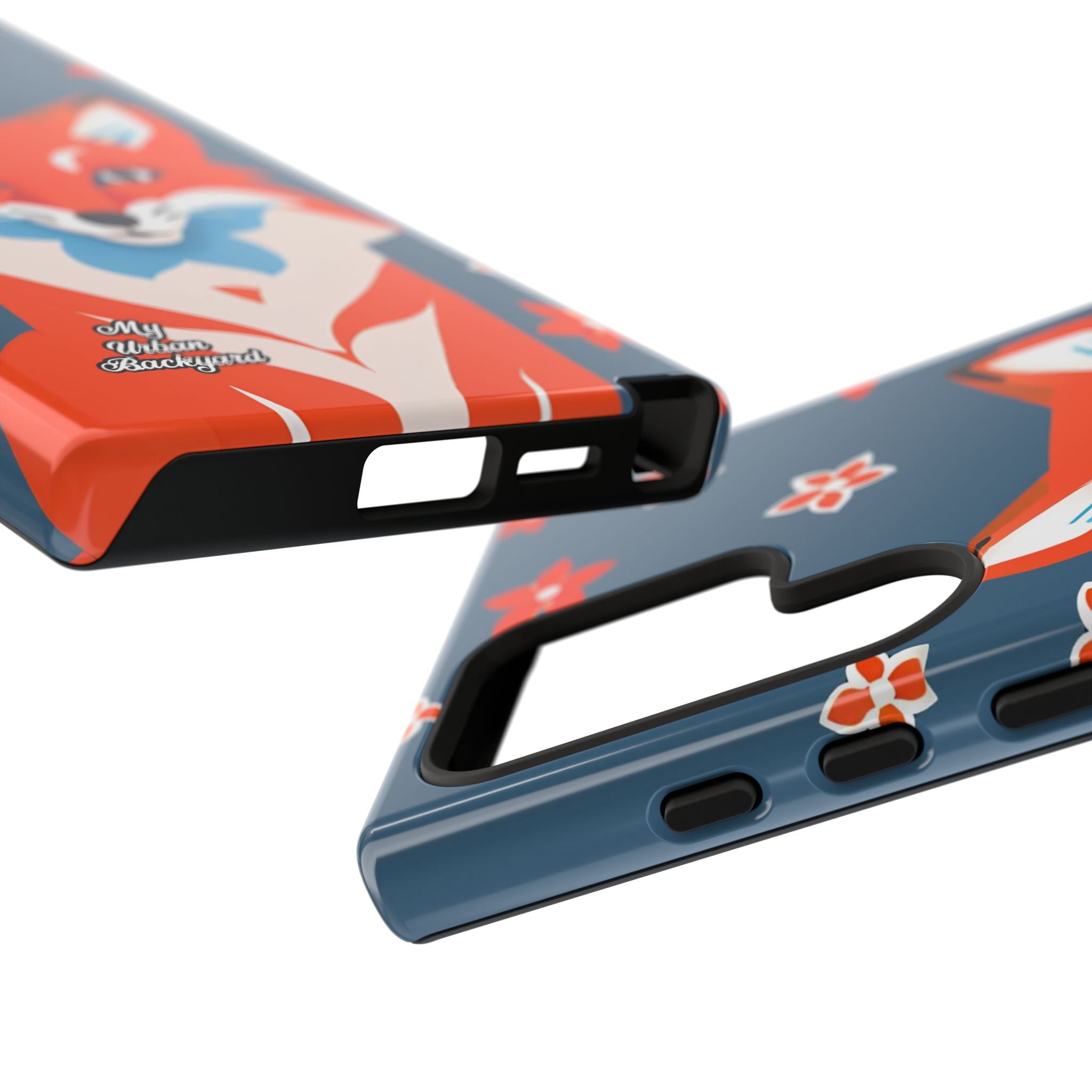 Fox with Flowers, Cell Phone Case - Apple, Samsung, Google Pixel