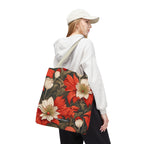 Holiday Flowers, Tote Bag with Cotton Handles