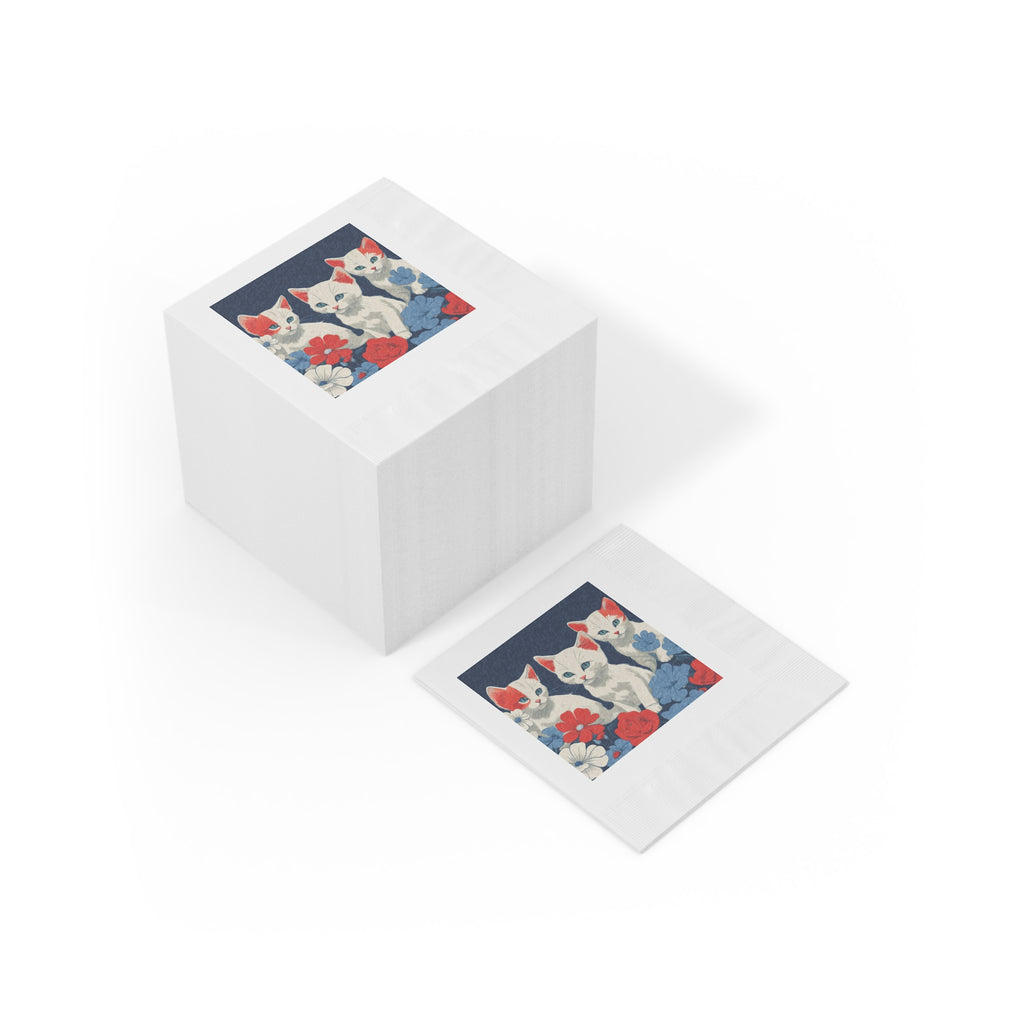 Three Cute Kittens Napkins