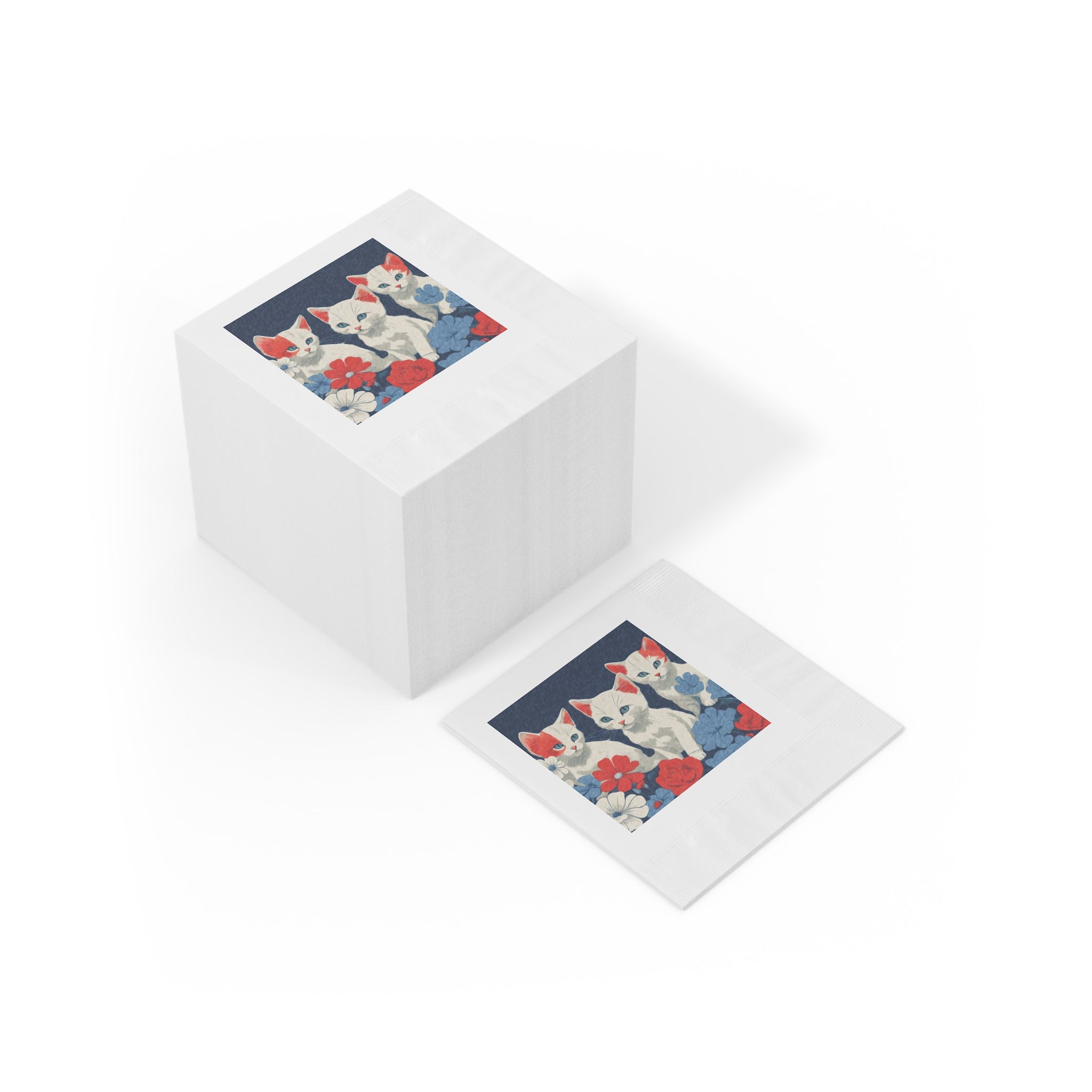 Three Cute Kittens Napkins