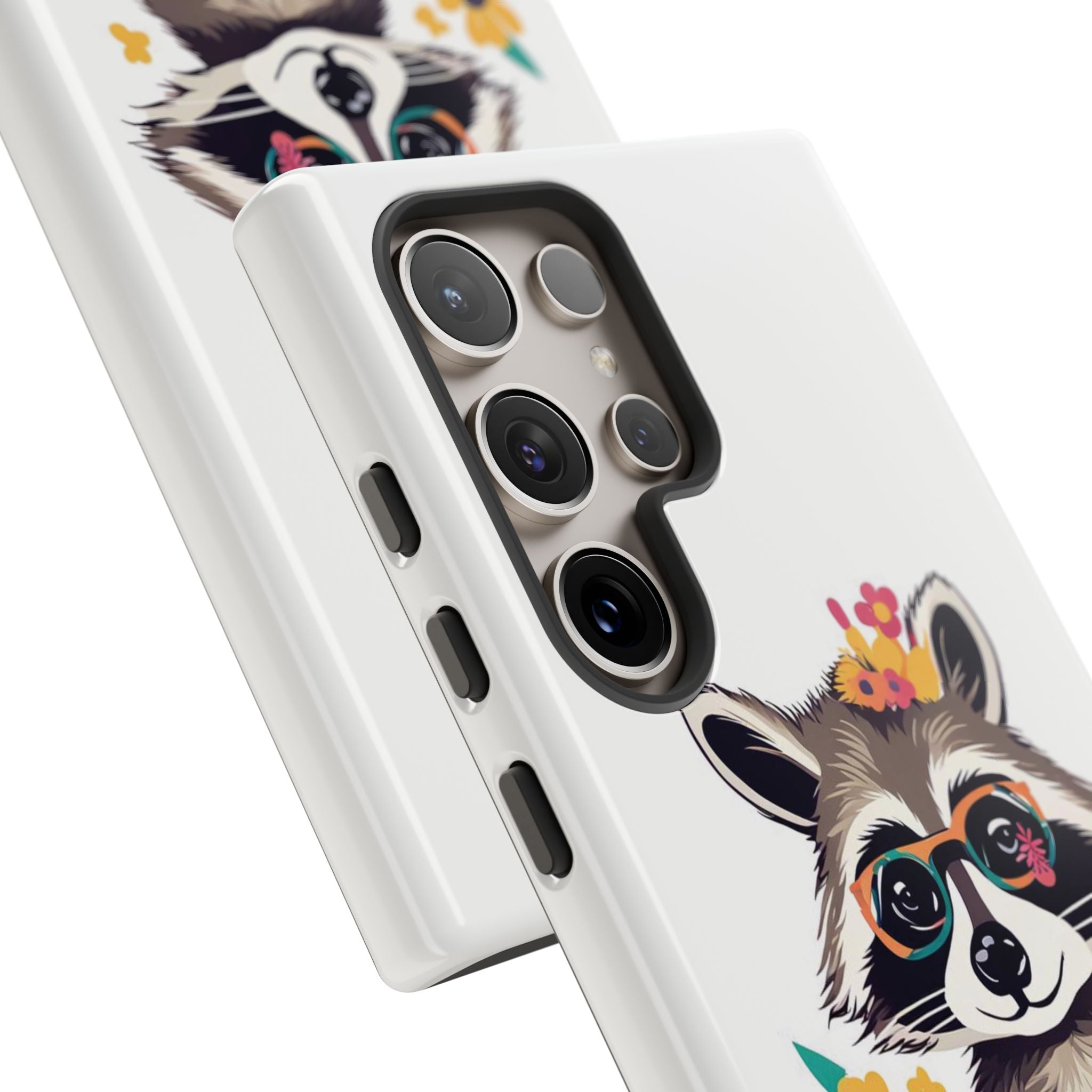 Raccoon with Glasses, Cell Phone Case - Apple, Samsung or Google Pixel