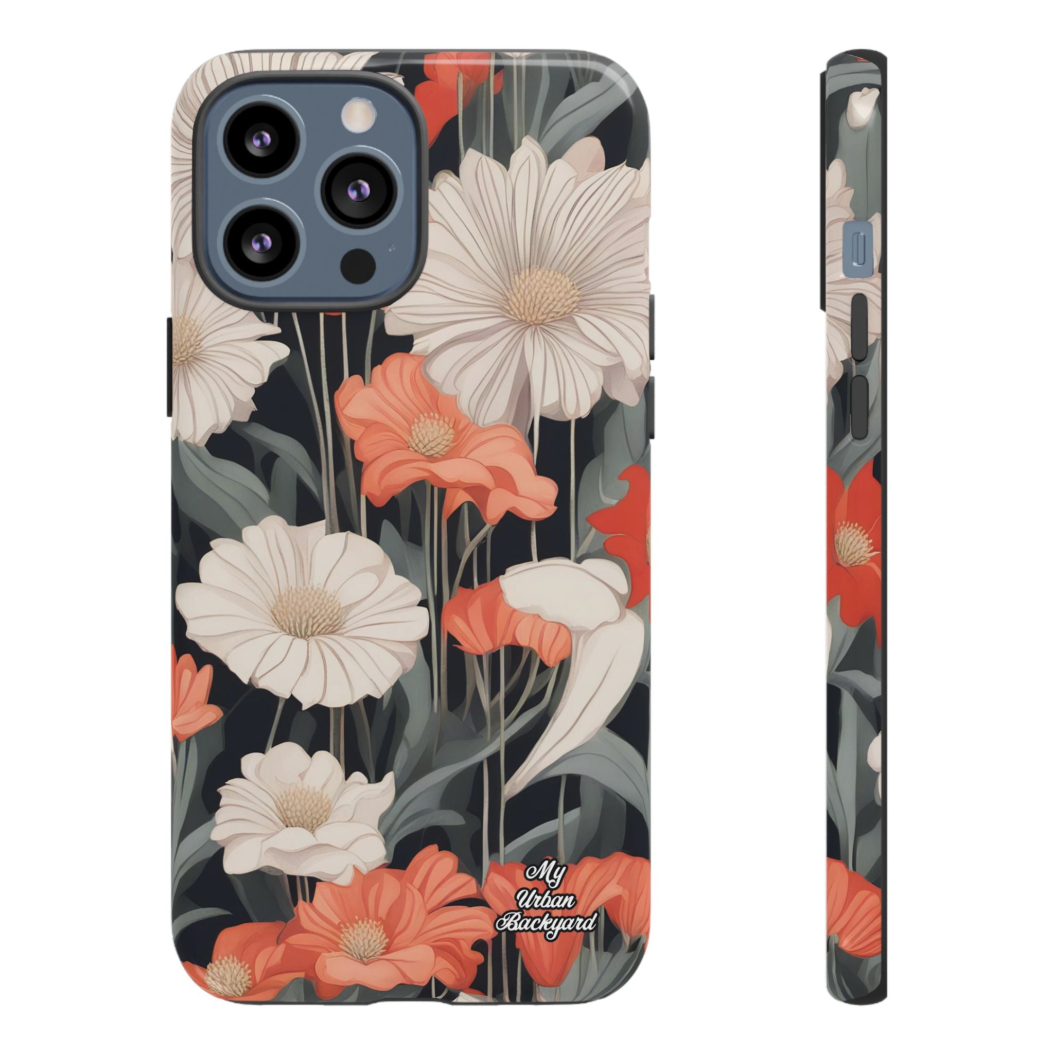 Art Deco Flowers, Cell Phone Case - Apple, Samsung, Google Pixel