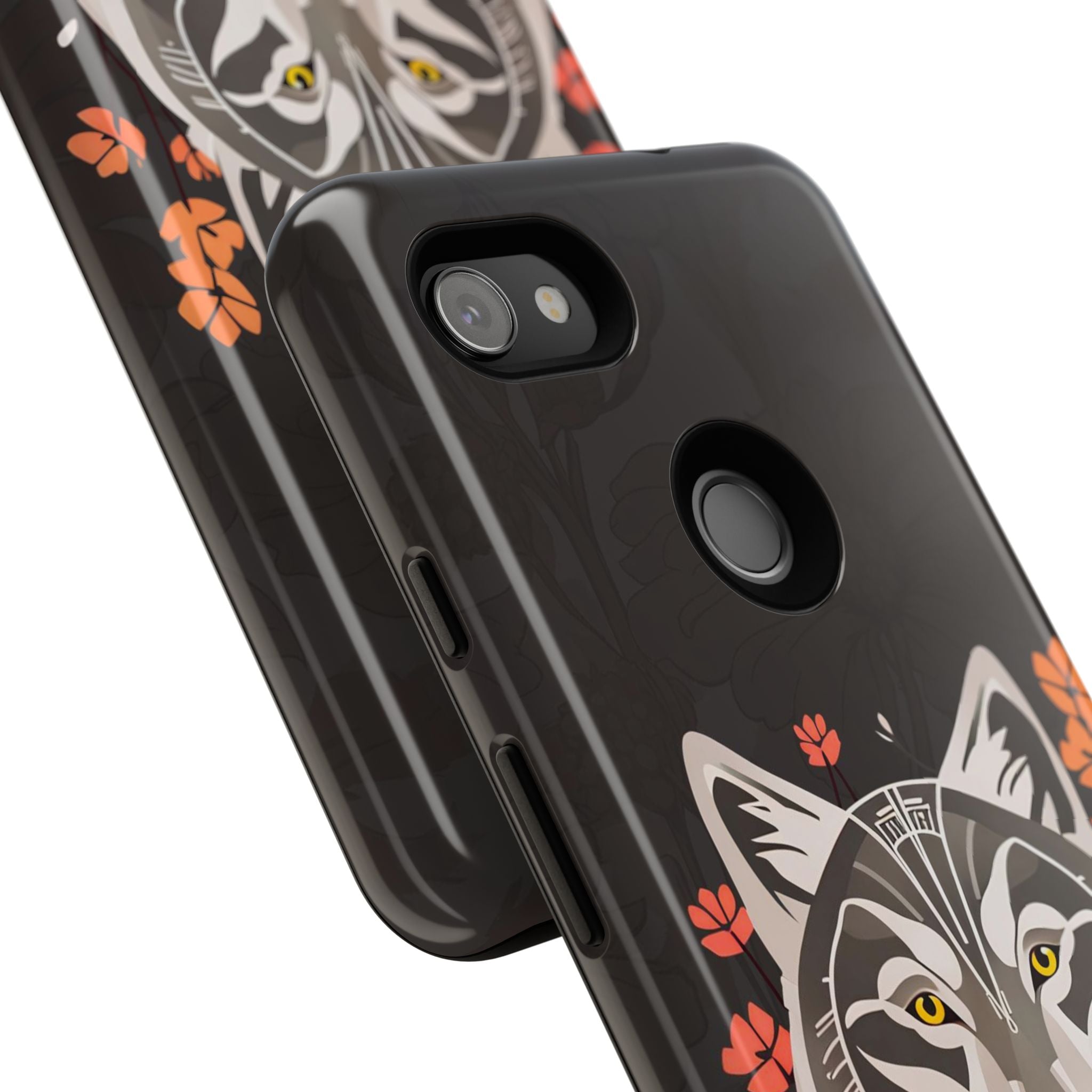 Art Deco Wolf, Cell Phone Case - Apple, Samsung, Google Pixel