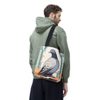 City Pigeon, Bird Tote Bag with Cotton Handles For Everyday Use, 3 Sizes