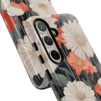 Art Deco Flowers, Cell Phone Case - Apple, Samsung, Google Pixel
