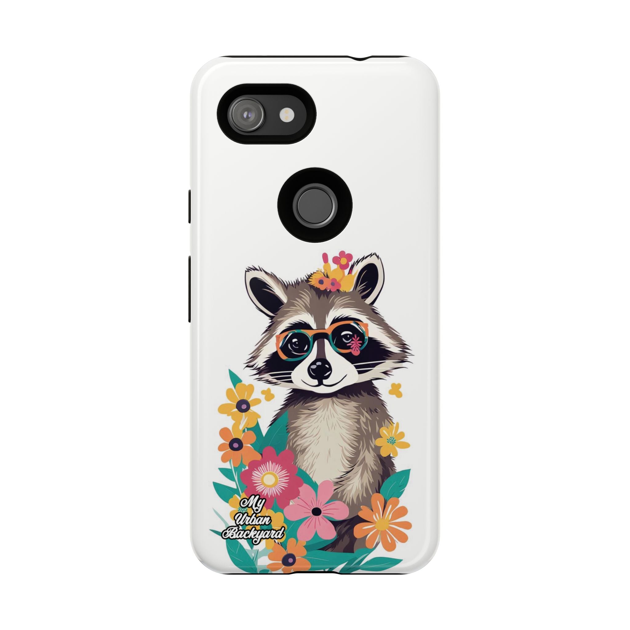 Raccoon with Glasses, Cell Phone Case - Apple, Samsung or Google Pixel