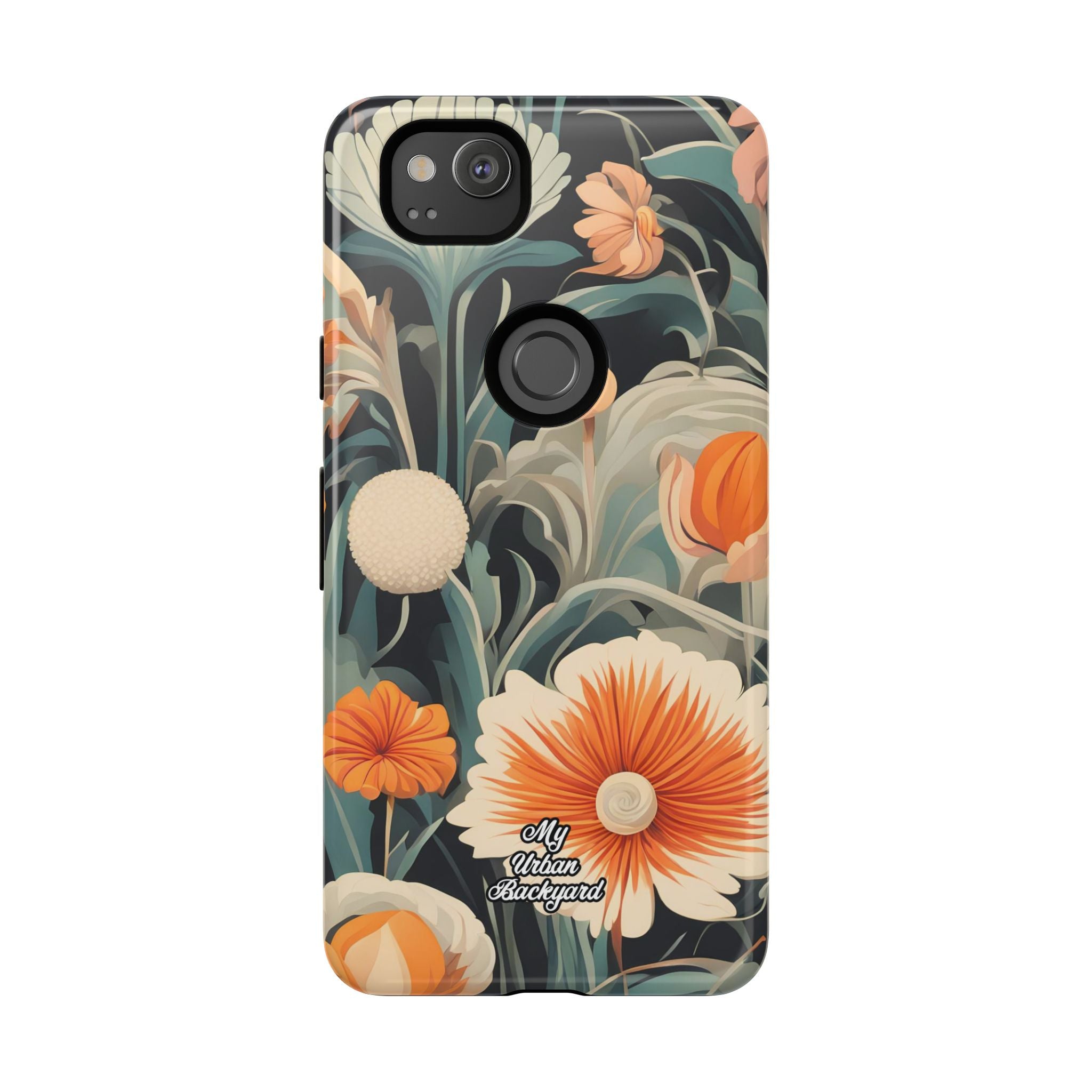 Orange and White Flowers, Cell Phone Case - Apple, Samsung, Google Pixel