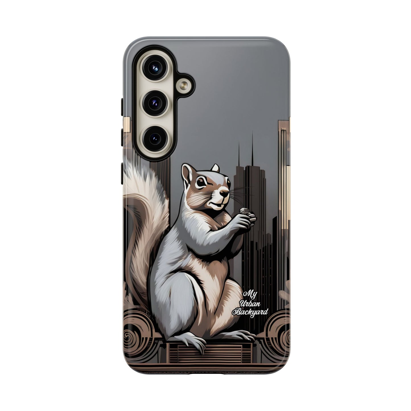 Urban Gray Squirrel, Cell Phone Case - Apple, Samsung, or Google Pixel