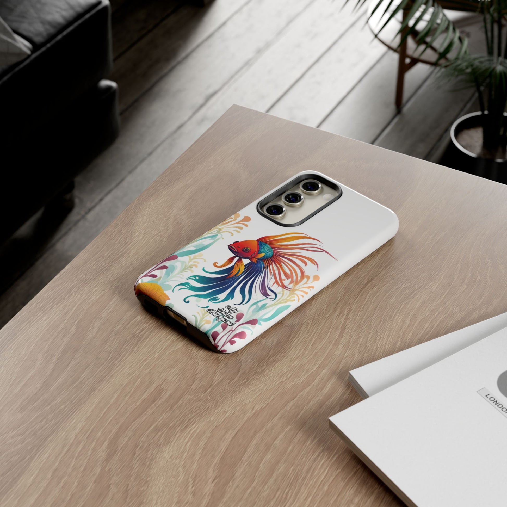 Colorful Betta Fish, Cell Phone Case - Apple, Samsung or Google Pixel