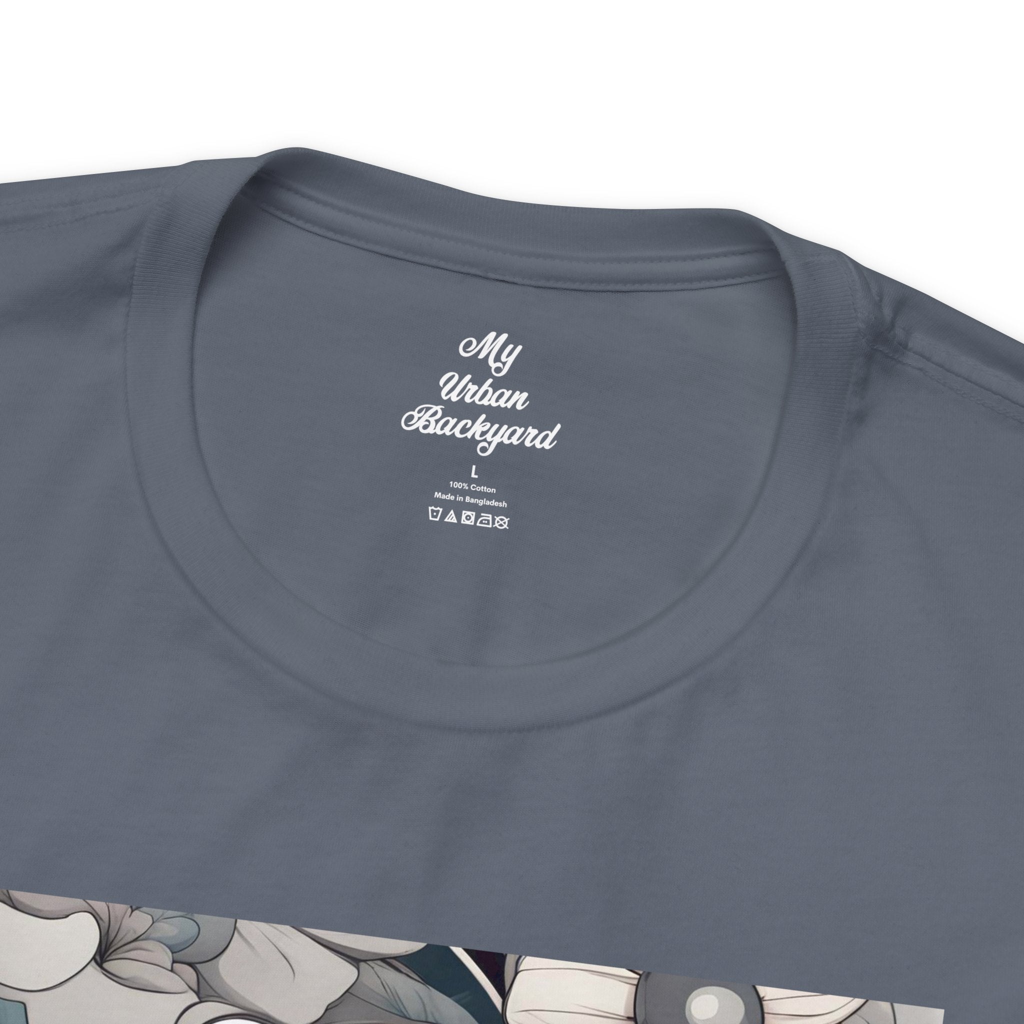 Rocco Pawsley, Raccoon T-Shirt, Soft 100% Cotton, Short Sleeve, Classic Fit - Unisex