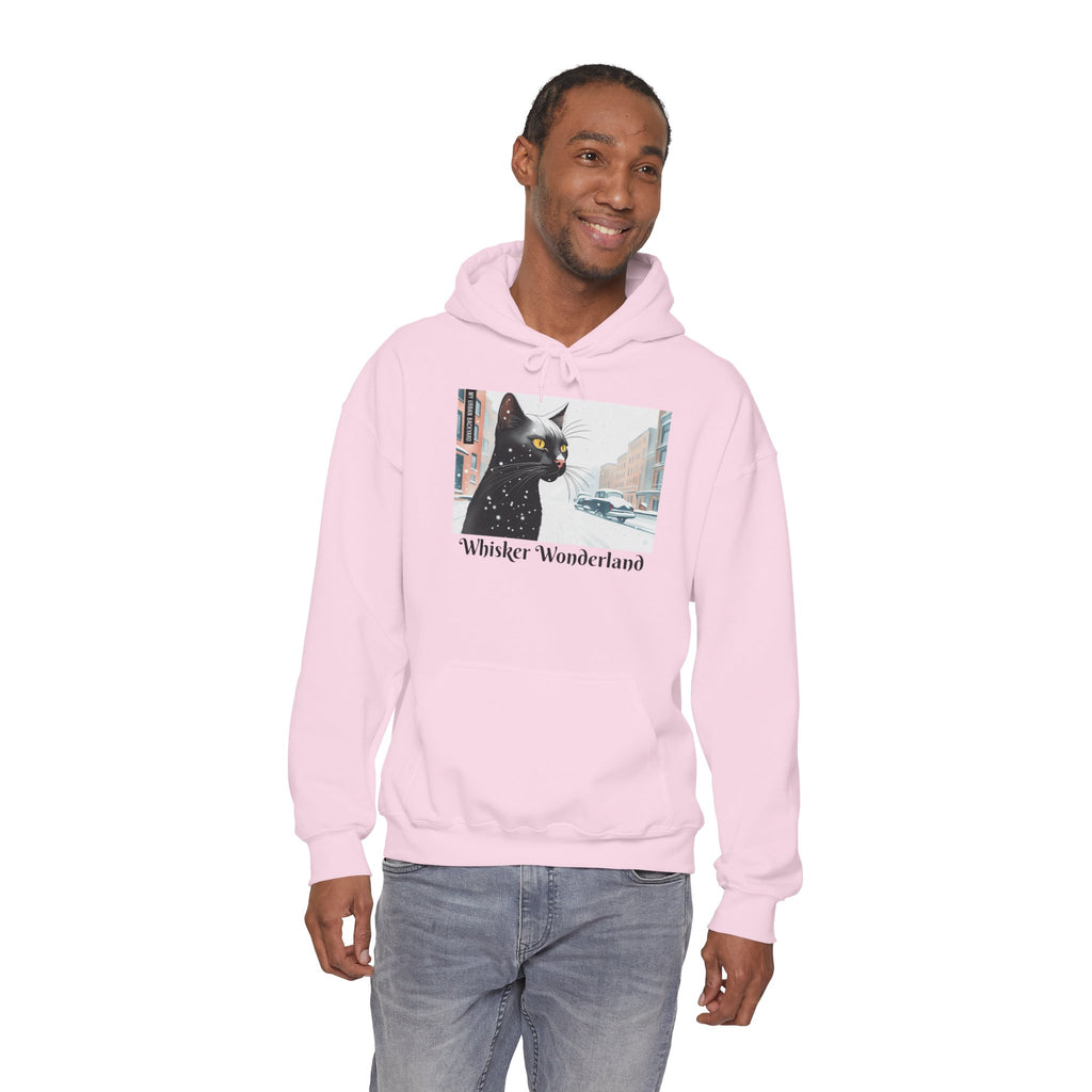 Whisker Wonderland Cat Hoodie, Cozy Graphic Sweatshirt for Cat Lovers, Perfect Gift for Pet Owners, Casual Wear, Unique Art Apparel