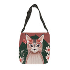 Selena Purrmore, Cat Tote Bag with Adjustable Strap - Trendy and Versatile