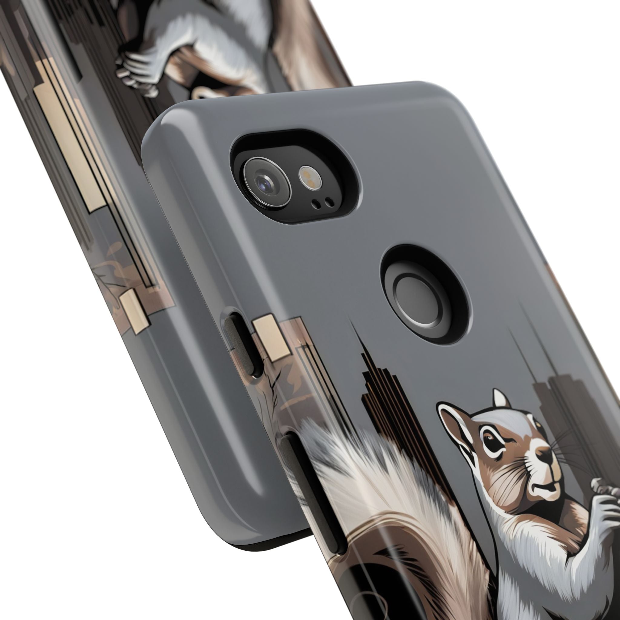 Urban Gray Squirrel, Cell Phone Case - Apple, Samsung, Google Pixel