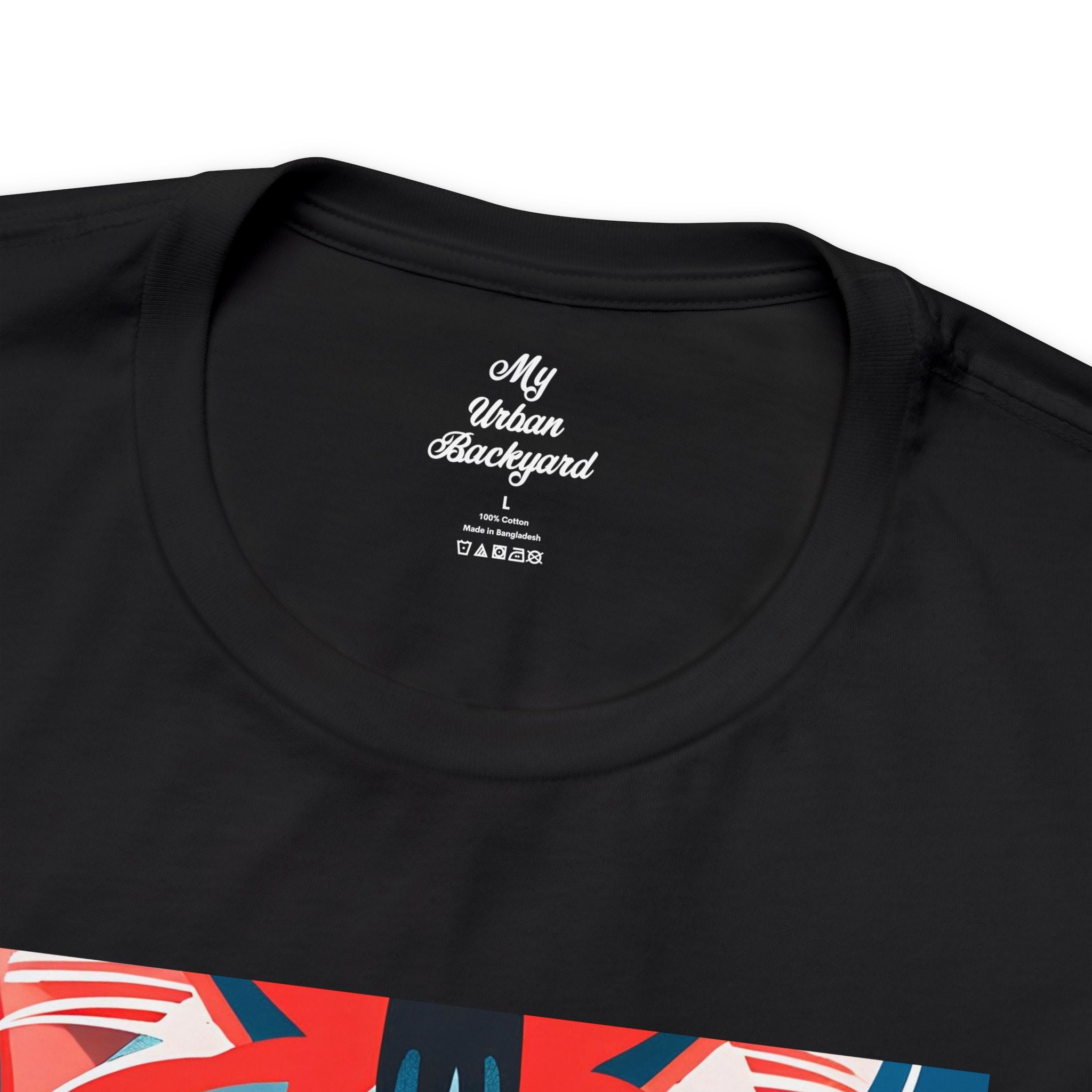 Red White and Blue Cat, Soft 100% Jersey Cotton T-Shirt, Unisex, Short Sleeve, Retail Fit