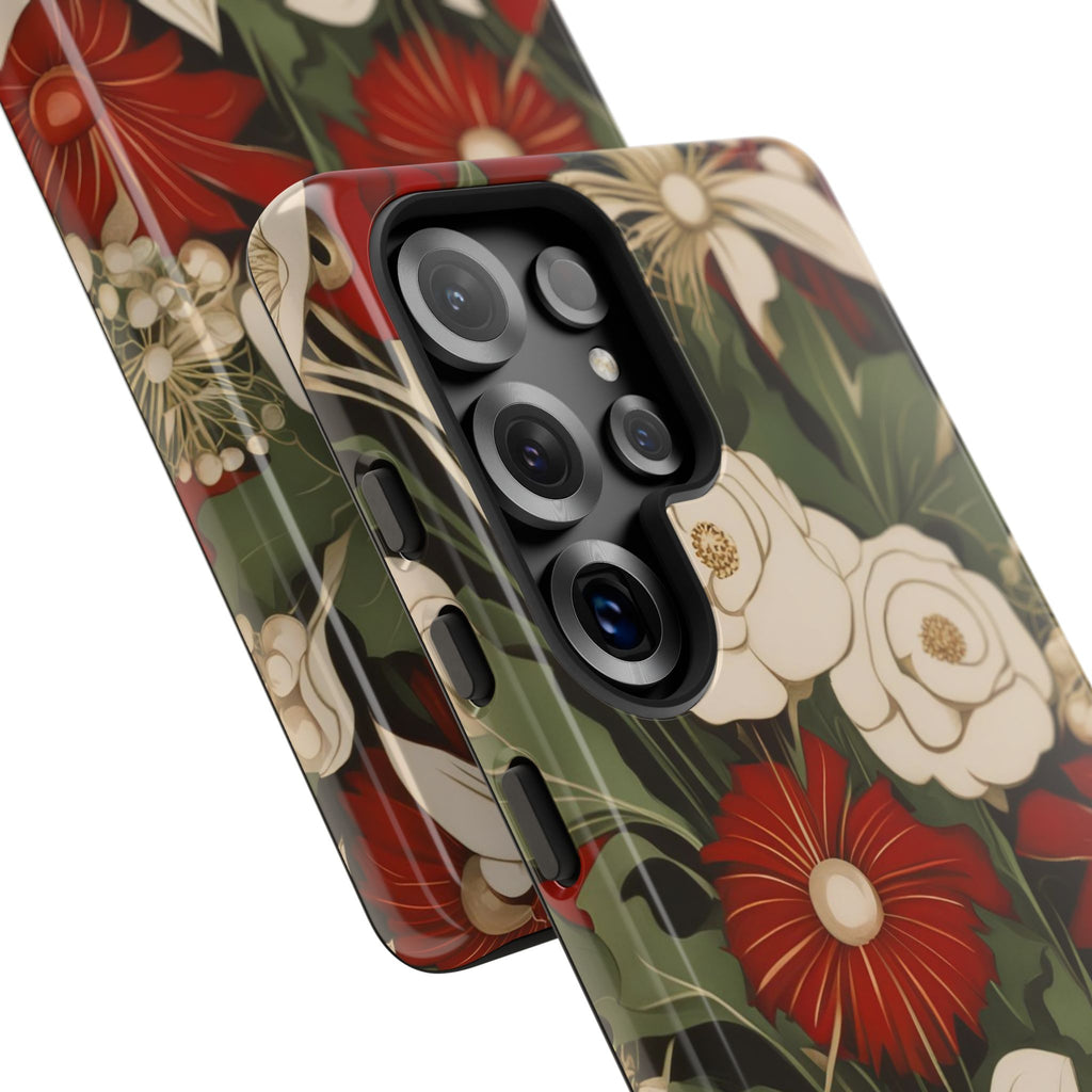Holiday Flowers, Cell Phone Case - Apple, Samsung, Google Pixel