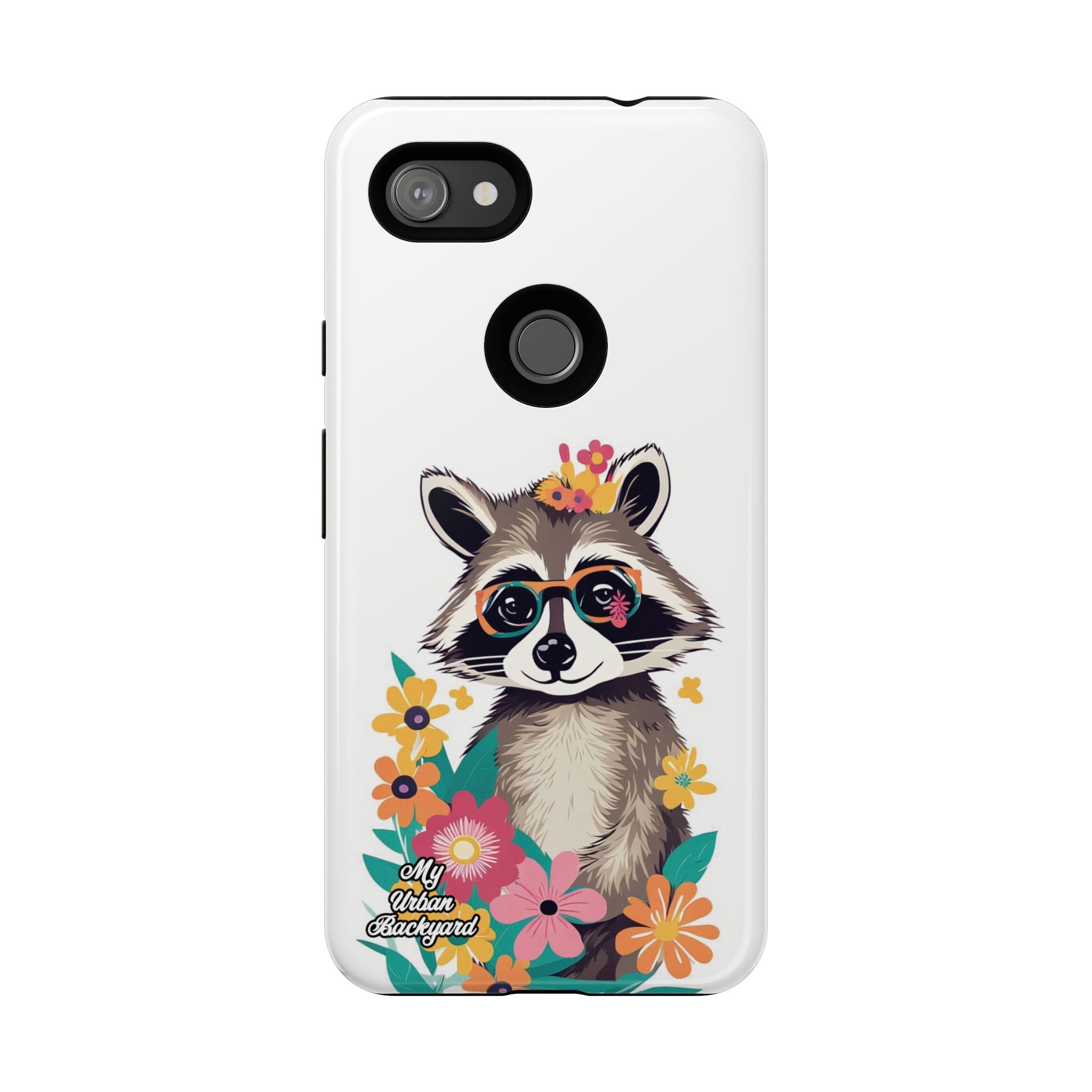 Raccoon with Glasses, Cell Phone Case - Apple, Samsung or Google Pixel