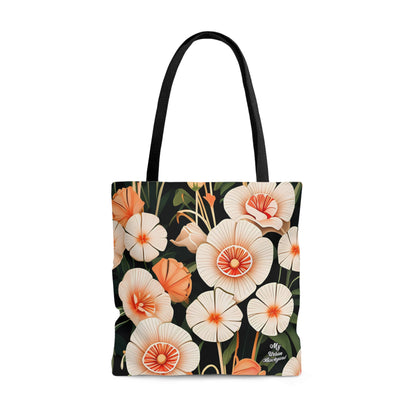 Art Deco Flowers, Tote Bag for Everyday Use - Durable and Functional